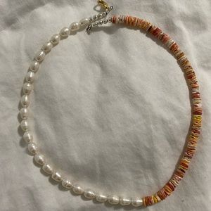 Hand made pearl necklace